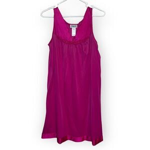 Vanity Fair Pink Night Gown size Small vintage nylon